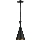 Pendel PINIO 1xE27/60W/230V diameter 19 cm sort