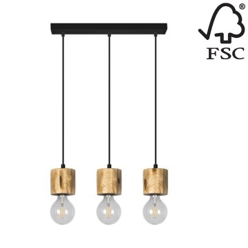Pendel PINO 3xE27/60W/230V - FSC-certificeret