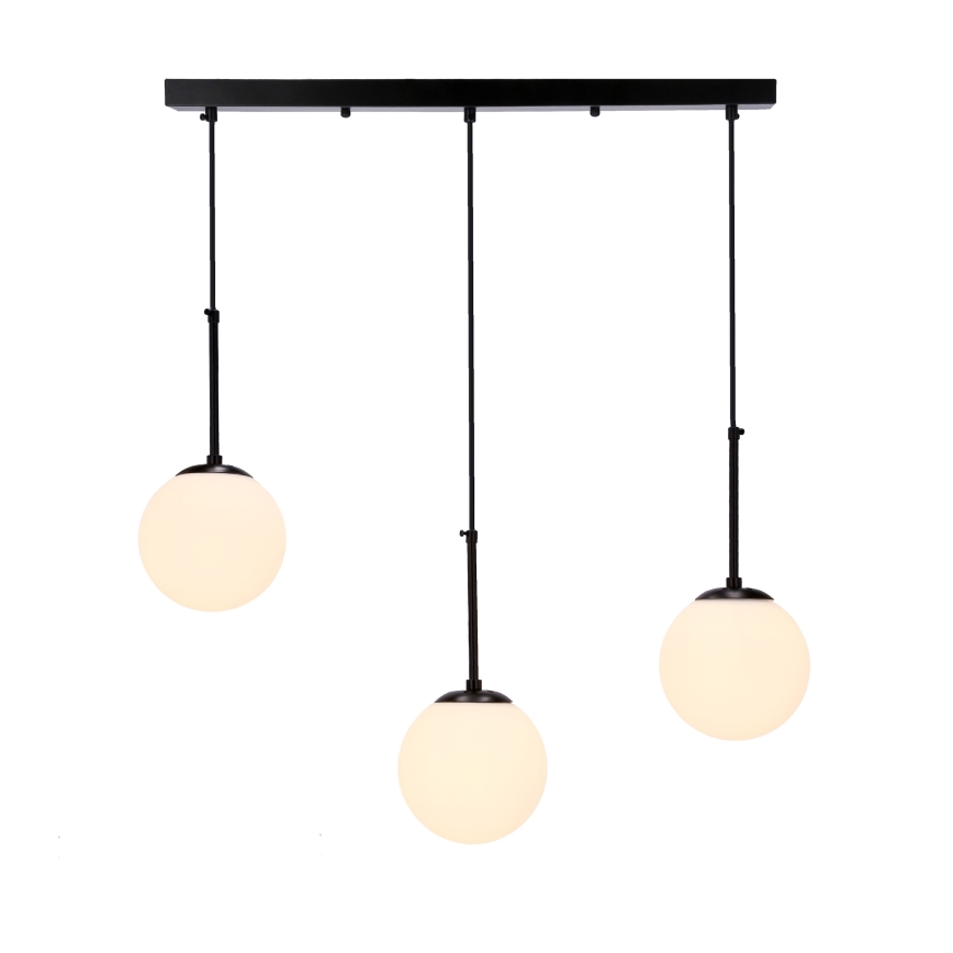 Pendel POMPEI 3xE27/40W/230V sort