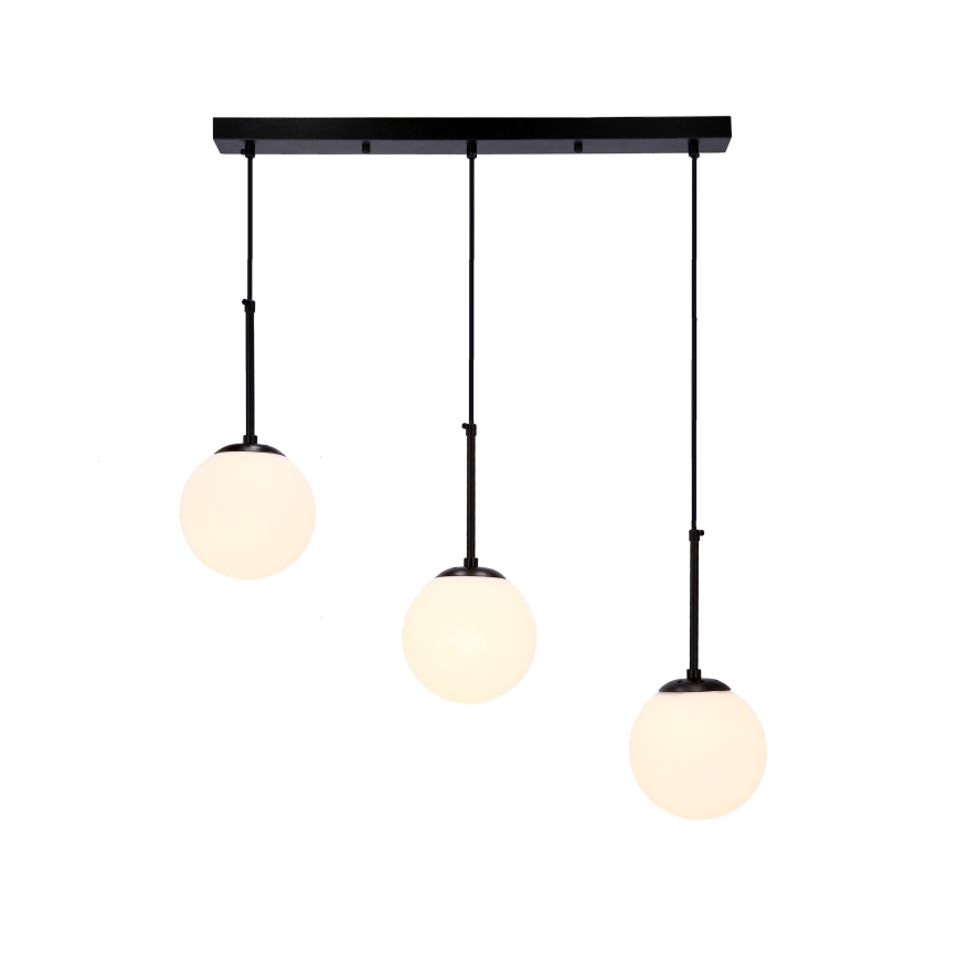 Pendel POMPEI 3xE27/40W/230V sort