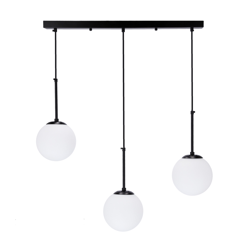 Pendel POMPEI 3xE27/40W/230V sort