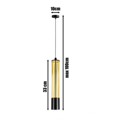 Pendel PRESCOT 1xGU10/40W/230V gylden