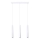 Pendel PRYSM 3xG9/8W/230V hvid