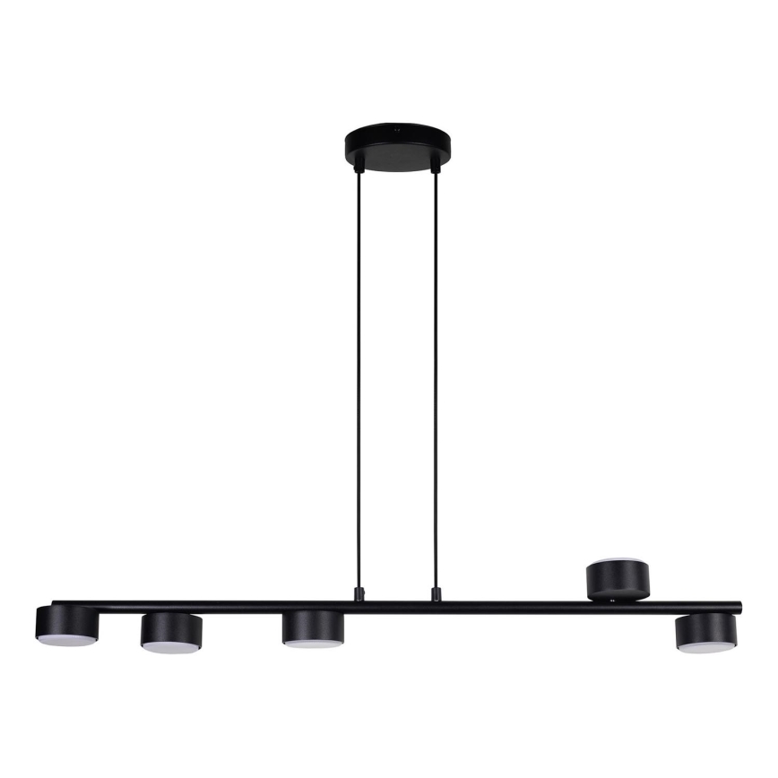 Pendel PUNTO 5xGX53/12W/230V sort