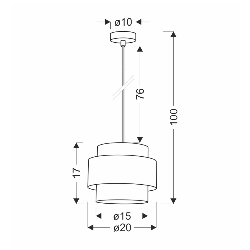 Pendel RATTAN 1xE27/40W/230V hvid/brun