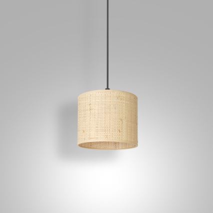 Pendel RATTAN 1xE27/60W/230V diameter 18 cm Rattan