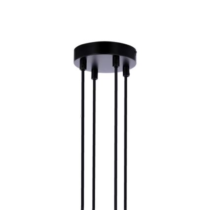 Pendel RENO 4xE27/40W/230V sort/brun