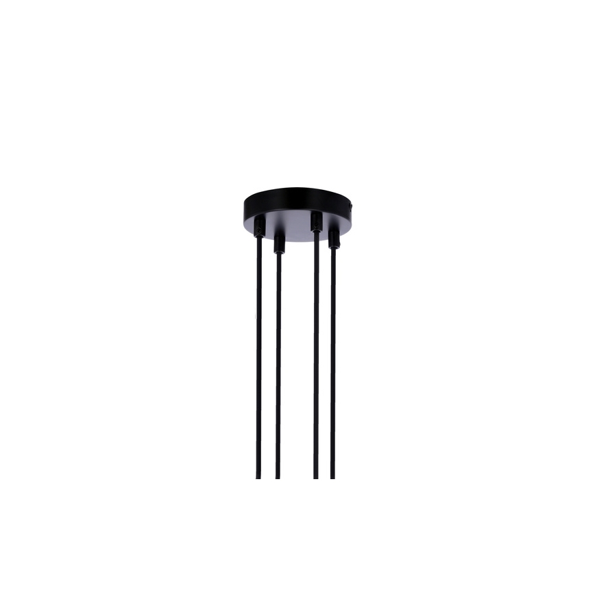 Pendel RENO 4xE27/40W/230V sort/brun