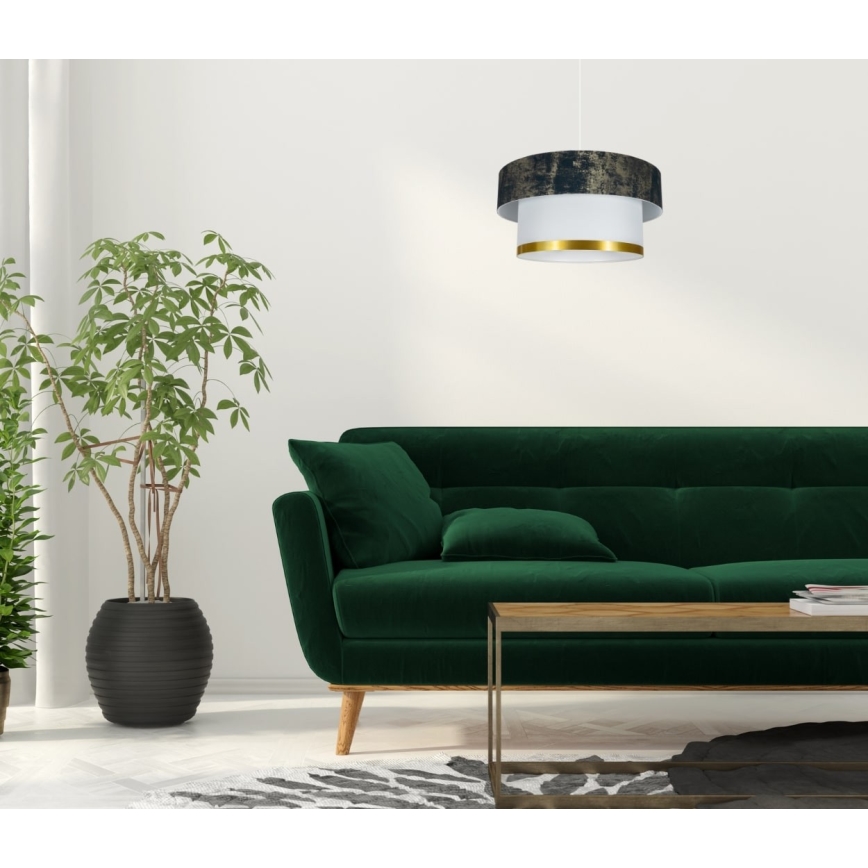 Pendel RESSA 1xE27/60W/230V grøn