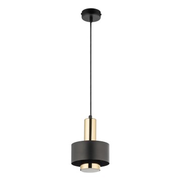 Pendel RIF LUX 1xGX53/12W/230V diameter 15 cm sort/guldfarvet