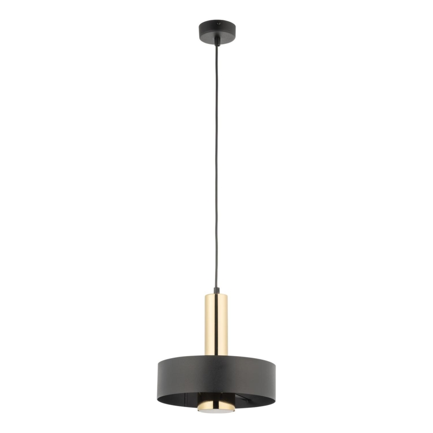 Pendel RIF LUX 1xGX53/12W/230V diameter 25 cm sort/guldfarvet