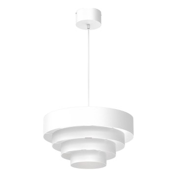 Pendel RINGS 1xE27/15W/230V hvid