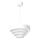 Pendel RINGS 1xE27/15W/230V hvid