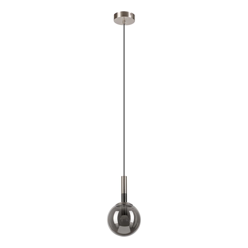 Pendel ROLLO 1xE14/5W/230V mat krom/røget
