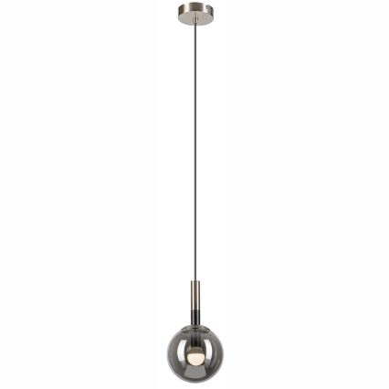 Pendel ROLLO 1xE14/5W/230V mat krom/røget
