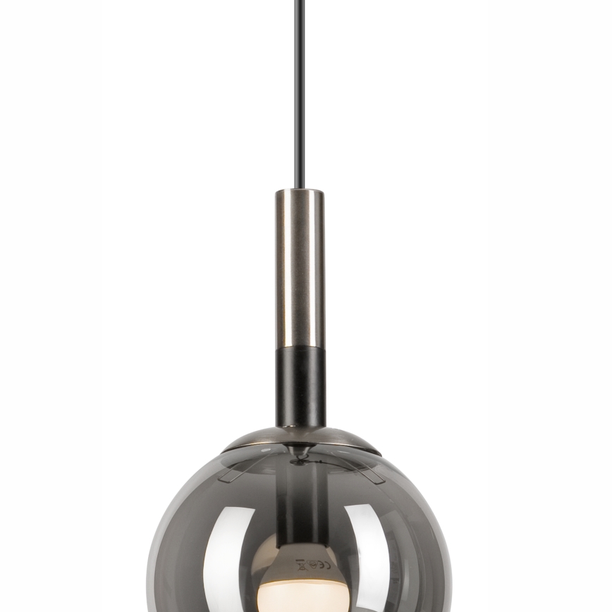 Pendel ROLLO 1xE14/5W/230V mat krom/røget
