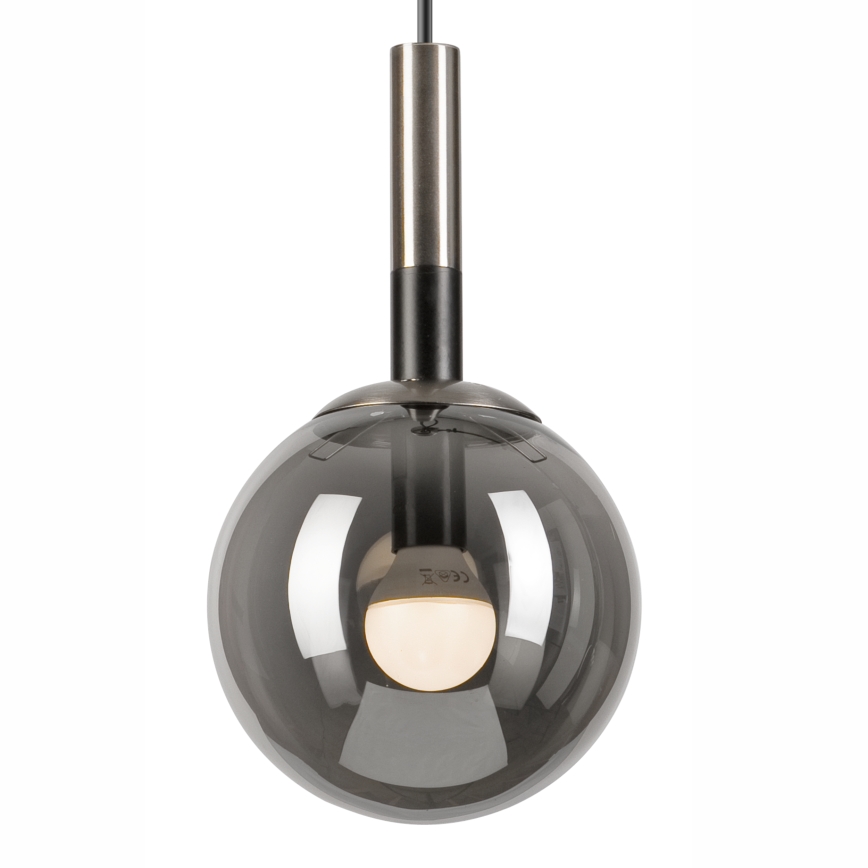 Pendel ROLLO 1xE14/5W/230V mat krom/røget