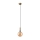 Pendel ROLLO 1xG9/5W/230V guldfarvet/røget beige