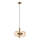 Pendel ROLLO 3xE14/5W/230V guldfarvet/røget beige