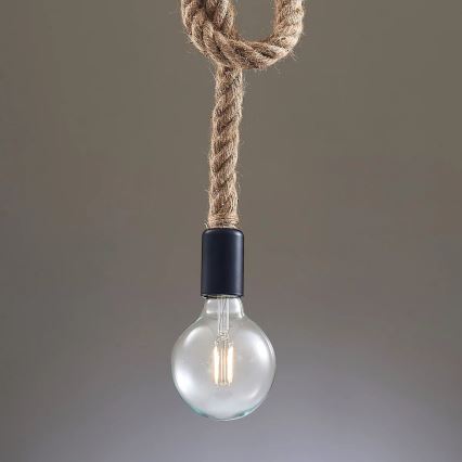Pendel ROPE 1xE27/12W/230V
