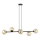 Pendel ROSSI 6xE14/10W/230V sort/beige
