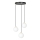 Pendel ROYAL 3xE14/10W/230V diameter 30 cm sort