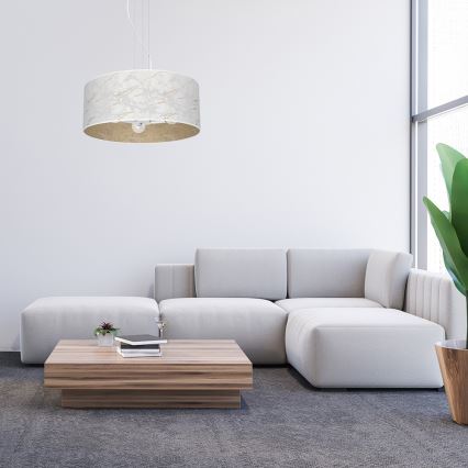 Pendel SENSO 3xE27/60W/230V hvid