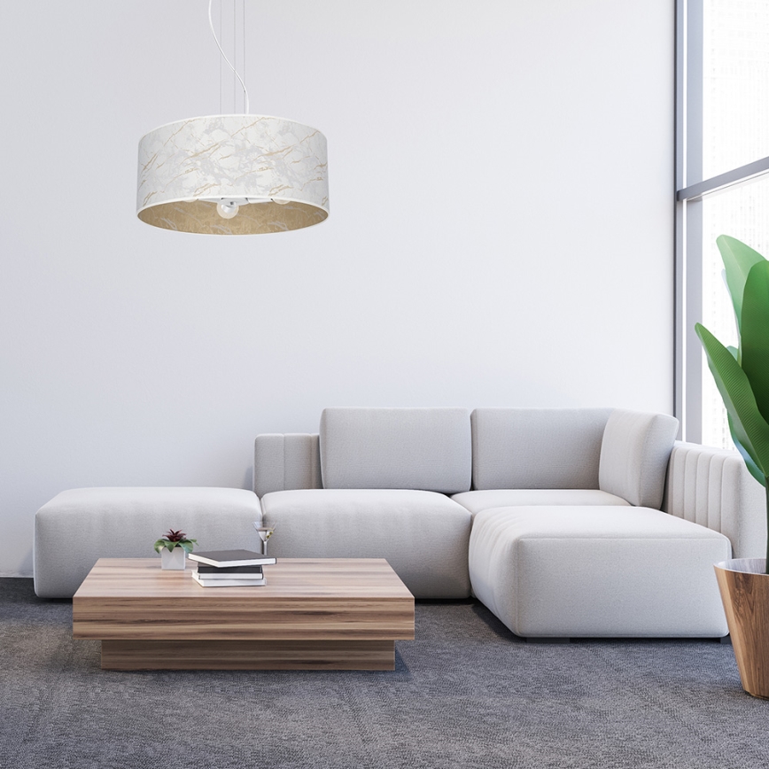 Pendel SENSO 3xE27/60W/230V hvid