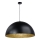 Pendel SFERA 1xE27/60W/230V diameter 50 cm sort/gylden