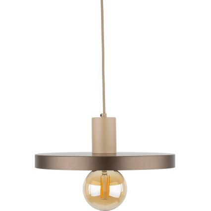 Pendel SILA 1xE27/15W/230V diameter 30 cm brun/beige