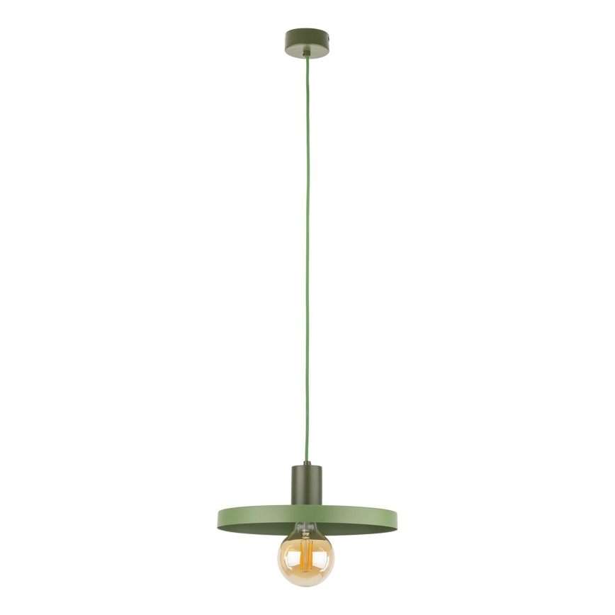 Pendel SILA 1xE27/15W/230V diameter 30 cm grøn