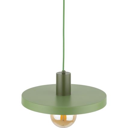 Pendel SILA 1xE27/15W/230V diameter 30 cm grøn