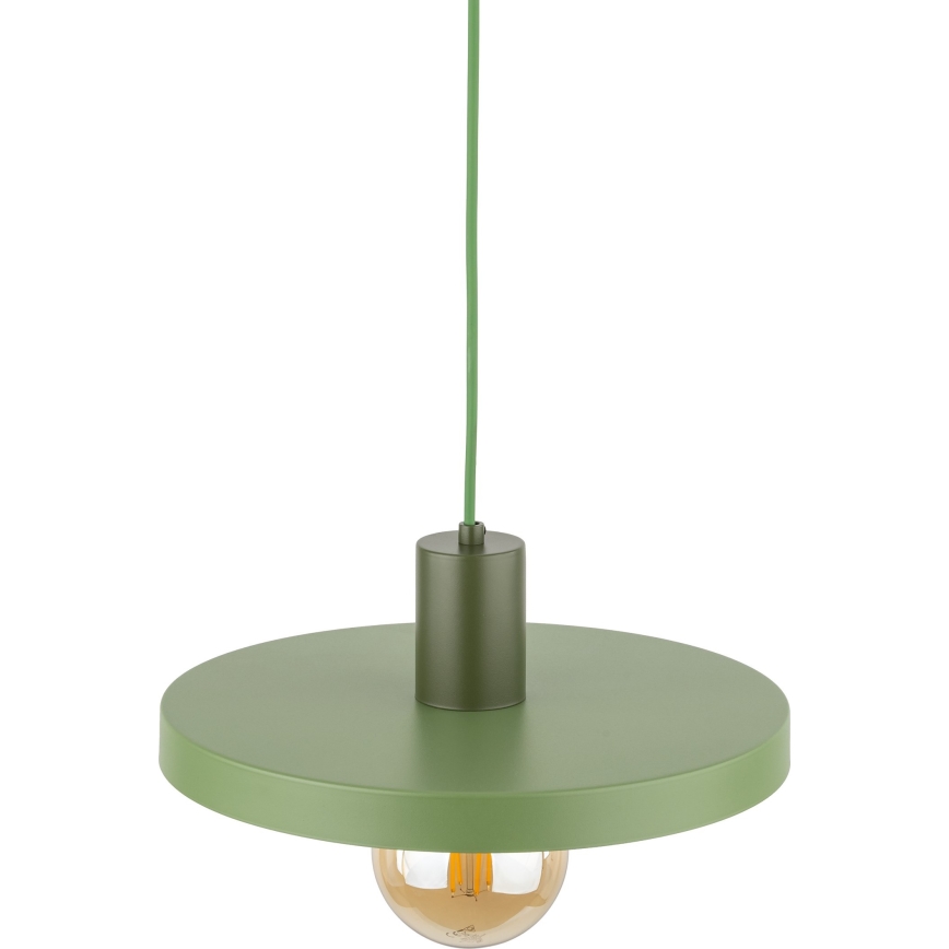 Pendel SILA 1xE27/15W/230V diameter 30 cm grøn