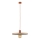Pendel SILA 1xE27/15W/230V diameter 40 cm beige/mursten