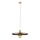 Pendel SILA 1xE27/15W/230V diameter 40 cm brun/beige