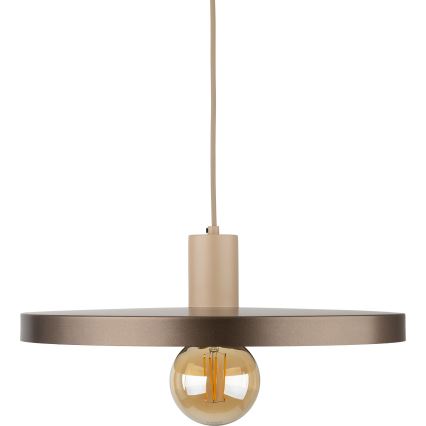 Pendel SILA 1xE27/15W/230V diameter 40 cm brun/beige
