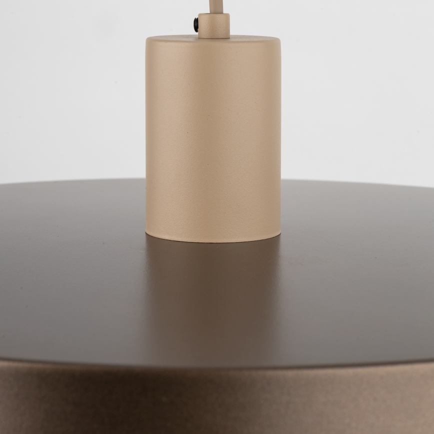 Pendel SILA 1xE27/15W/230V diameter 40 cm brun/beige