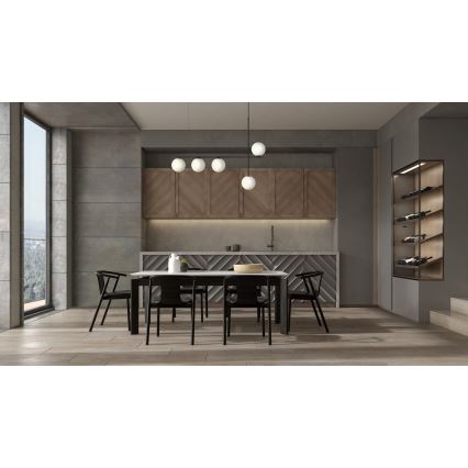 Pendel SILIA 5xG9/12W/230V sort