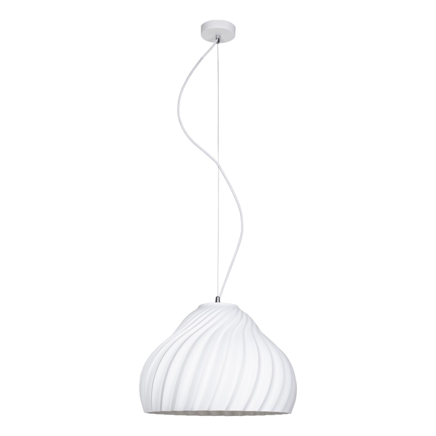 Pendel SILVO 1xE27/60W/230V diameter 38 cm hvid