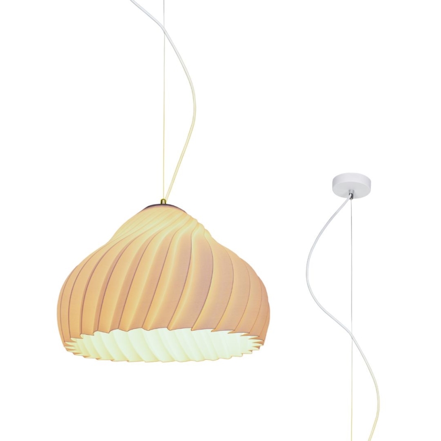 Pendel SILVO 1xE27/60W/230V diameter 38 cm hvid