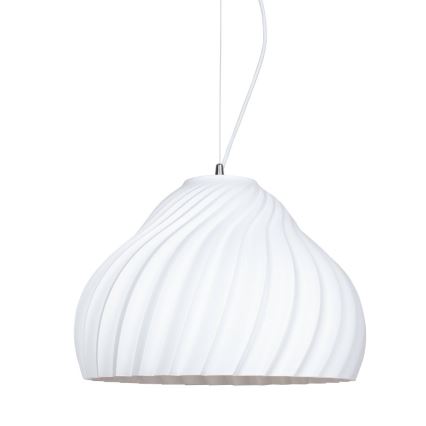 Pendel SILVO 1xE27/60W/230V diameter 38 cm hvid