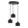 Pendel SIMPLY BLACK 3xE27/60W/230V diameter 32 cm
