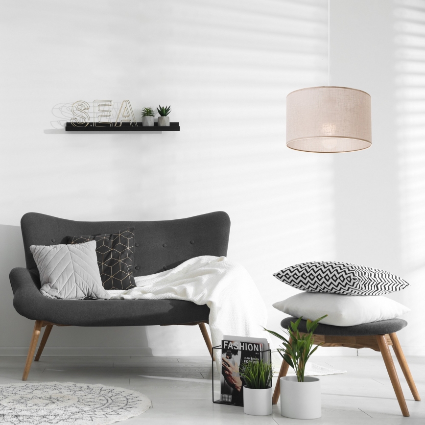 Pendel SIRJA 1xE27/60W/230V beige
