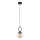 Pendel SITRO 1xE14/10W/230V sort/røget beige