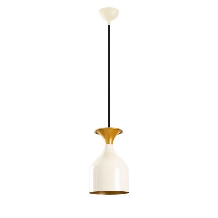 Pendel SIVANI på ledning 1xE27/40W/230V hvid/kobber