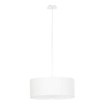 Pendel SKALA 3xE27/60W/230V diameter 30 cm hvid