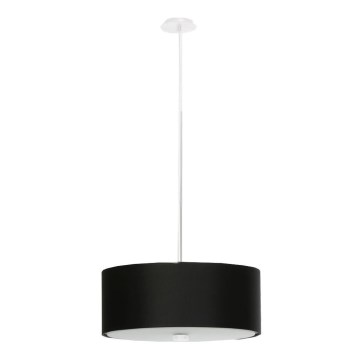 Pendel SKALA 3xE27/60W/230V diameter 30 cm sort