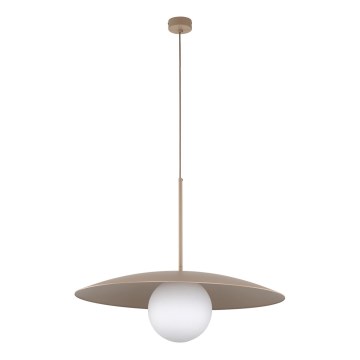 Pendel SLATE 1xE27/15W/230V diameter 65 cm beige