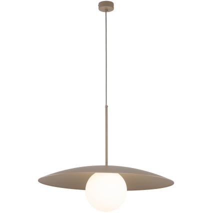 Pendel SLATE 1xE27/15W/230V diameter 65 cm beige