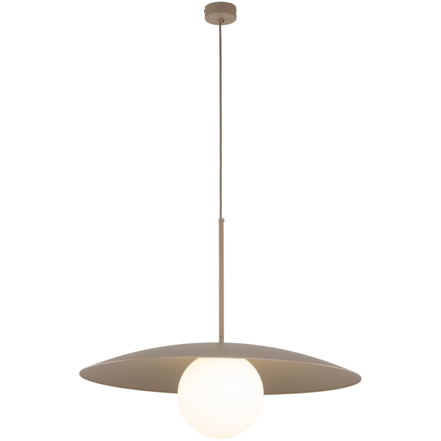 Pendel SLATE 1xE27/15W/230V diameter 65 cm beige